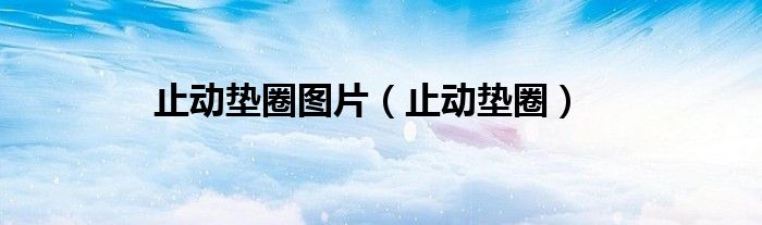 止动垫圈图片（止动垫圈）