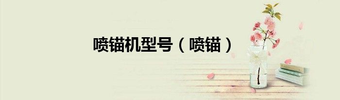喷锚机型号（喷锚）