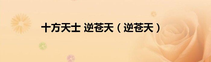 十方天士 逆苍天（逆苍天）
