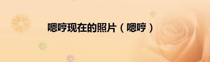 嗯哼现在的照片（嗯哼）