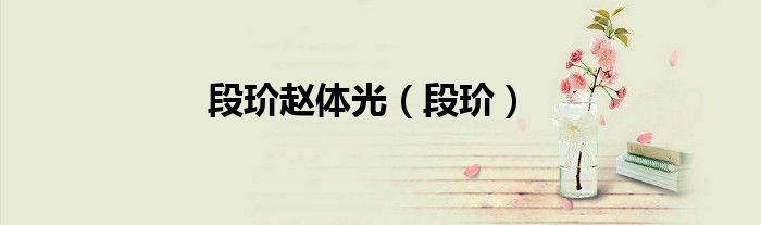 段玠赵体光（段玠）