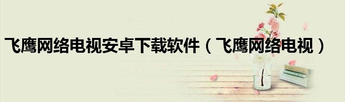 飞鹰网络电视安卓下载软件（飞鹰网络电视）