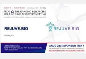 宣布Rejuve.Bio成为ARDD2024的第四级赞助商