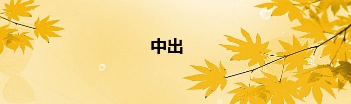 中出