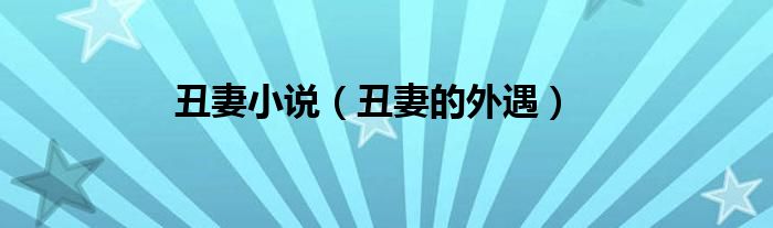 丑妻小说（丑妻的外遇）