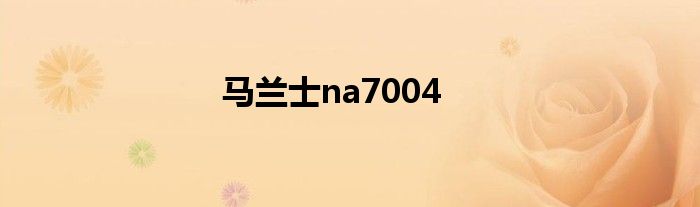 马兰士na7004