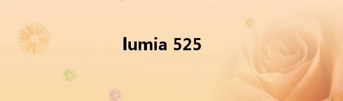 lumia 525