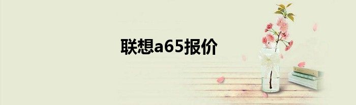 联想a65报价