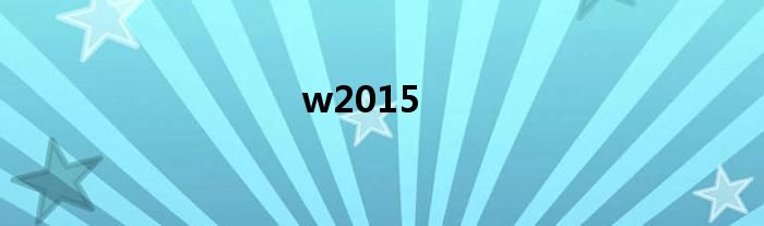 w2015